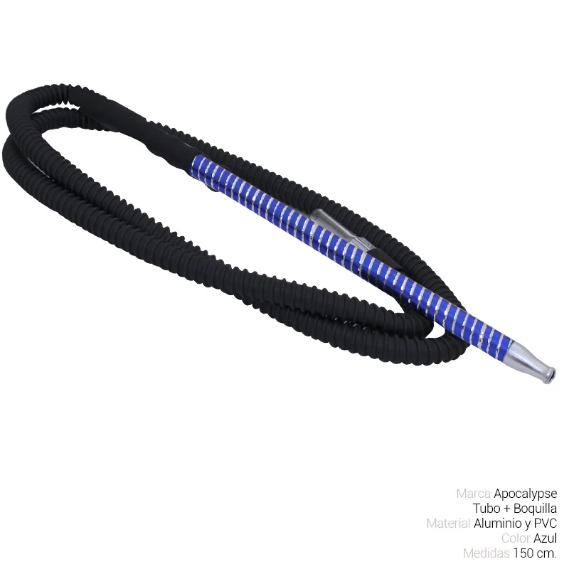 APOGESH00006_main-20260208033827599-8613 TUBO SHISHA 1.50 mt. MARRAKESH + BOQ. AZUL 1 Ud. 411.082 - Imagen 1