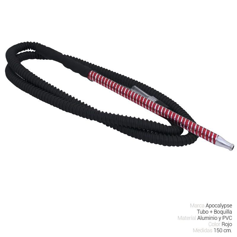APOGESH00007_main-20260208033839986-9018 TUBO SHISHA 1.50 mt. MARRAKESH + BOQ. ROJO 1 Ud. 411.08201 - Imagen 1