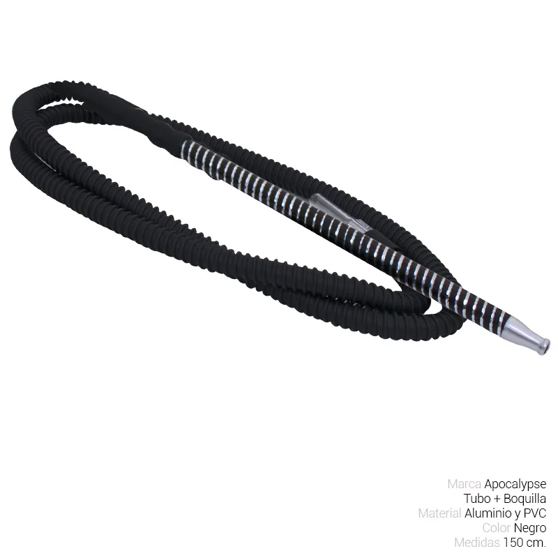 APOGESH00008_main-20260208033852422-4429 TUBO SHISHA 1.50 mt. MARRAKESH + BOQ. NEGRO 1 Ud. 411.08202 - Imagen 1