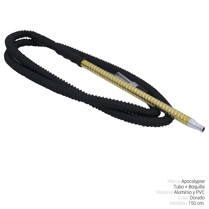 APOGESH00010_main-20260208033917215-7734 TUBO SHISHA 1.50 mt. MARRAKESH + BOQ. DORADA 1 Ud. 411.08212 - Imagen 1