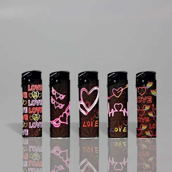 Encendedores con diseño de amor