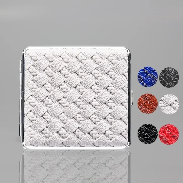 Pitillera de diseño tejido