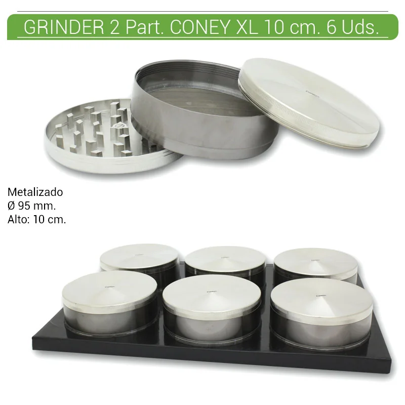 ATO70GR00001_main-20260207183739126-4890 GRINDER 2 Part. CONEY XL 10 cm. 6 Uds. 02.12338 - Imagen 1