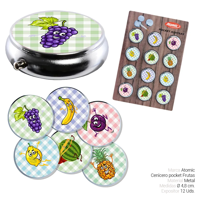 ATOGEOT00005_main-20260207190511489-9883 CENICERO ATOMIC POCKET FRUTAS 12 Uds. 02.46050 - Imagen 1