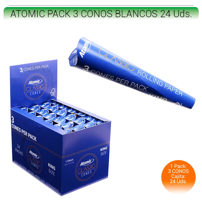 ATOGEPD00001_main-20260207191812463-4462 ATOMIC CONOS BLANCOS 110 mm. 24 Uds. 04.03000 - Imagen 1