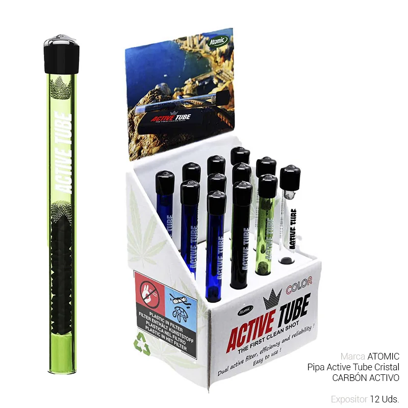 ATOGESH00037_main-20260208042339546-1181 PIPA ACTIVE TUBE CRISTAL COLOR 12 Uds. 02.12841 - Imagen 1