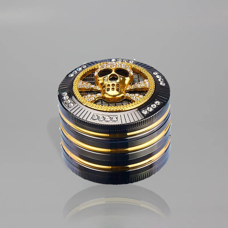 CHAB0GR00001_main-20260207192752320-2071 GRINDER 4 Part. CHAMP BLING BLING SKULL 50mm 1 Ud. 40506118 - Imagen 1