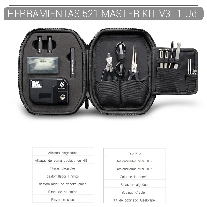 CIGE0CI00001_main-20260207193101543-7302 JUEGO DE HERRAMIENTAS GEEKVAPE 521 MASTER KIT V3 1 Ud. 99642513 - Imagen 1