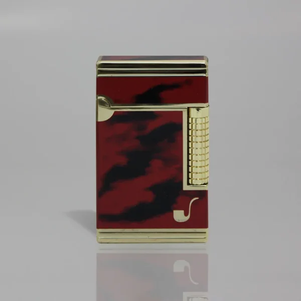 Encendedor de Lujo Rojo y Dorado