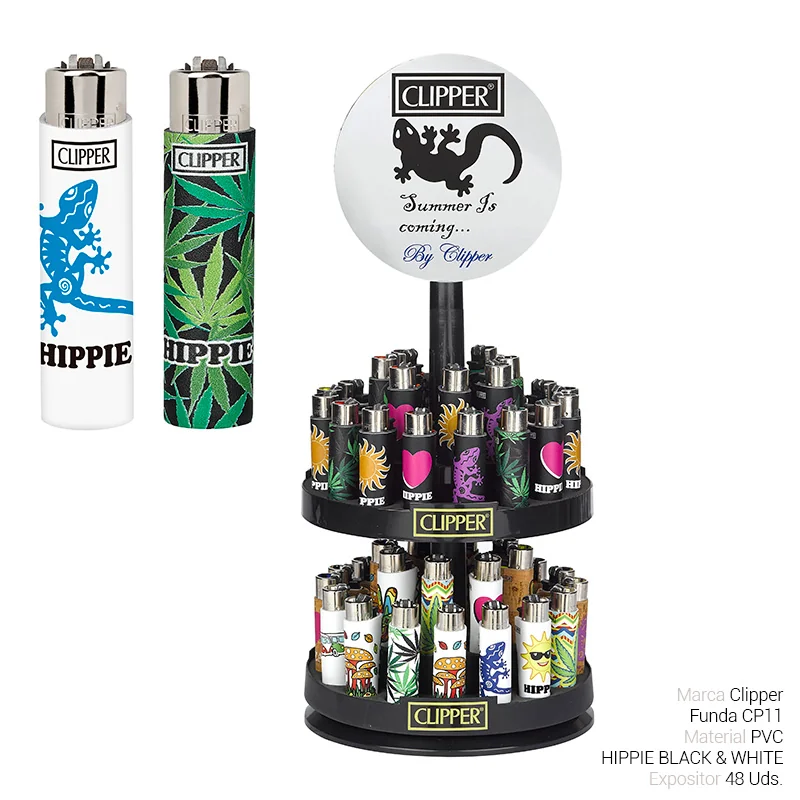 CLIGEEN00075_main-20260207194904992-5706 CLIPPER FCL344H FUNDA CP11 HIPPIE BLACK & WHITE 48 Uds. - Imagen 1