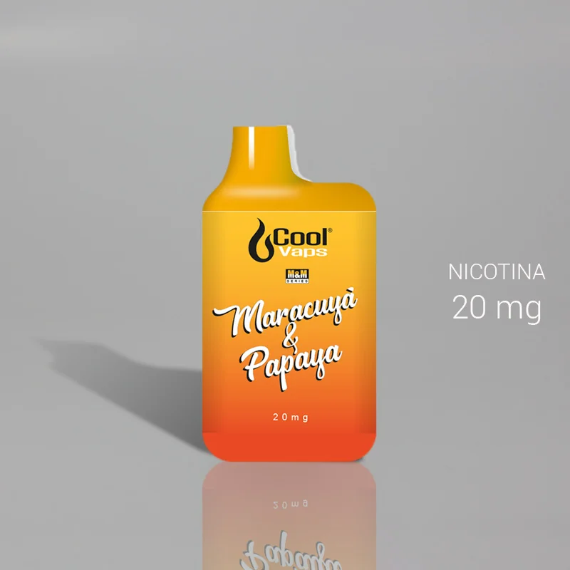 COOGEVA00011_main-20260207200652396-7663 COOL VAPS M&M AROMA MARACUYA & PAPAYA DESECHABLE 600 PUFF 20mg 1 Ud. MMS000 - Imagen 1