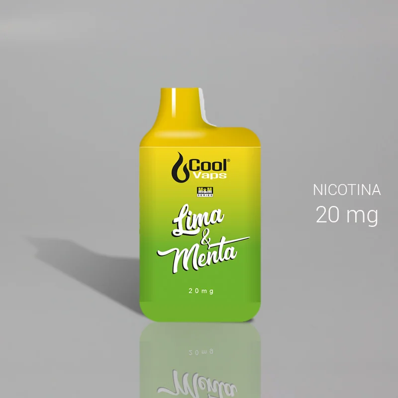 COOGEVA00012_main-20260207200703346-8866 COOL VAPS M&M AROMA LIMA & MENTA DESECHABLE 600 PUFF 20mg 1 Ud. MMS008 - Imagen 1
