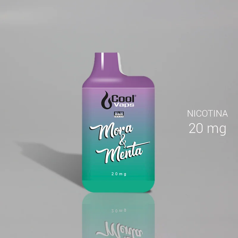 COOGEVA00013_main-20260207200713710-7520 COOL VAPS M&M AROMA MORA & MENTA DESECHABLE 600 PUFF 20mg 1 Ud. MMS002 - Imagen 1