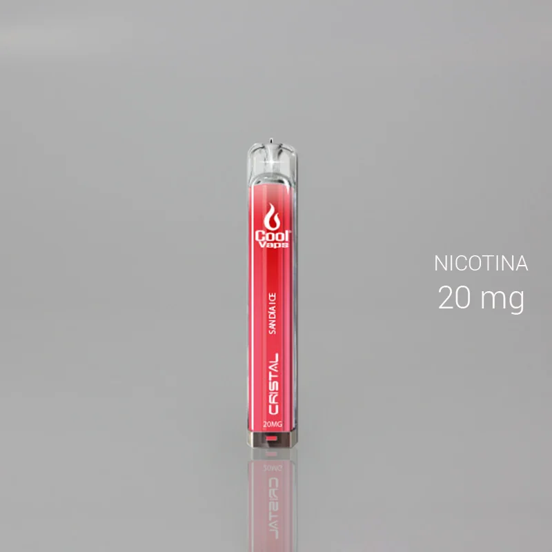COOGEVA00015_main-20260207200735055-7373 COOL VAPS CRISTAL LUMINOSO AROMA SANDIA ICE DESECHABLE 700 PUFF 20mg 1 Ud. CRI000 - Imagen 1
