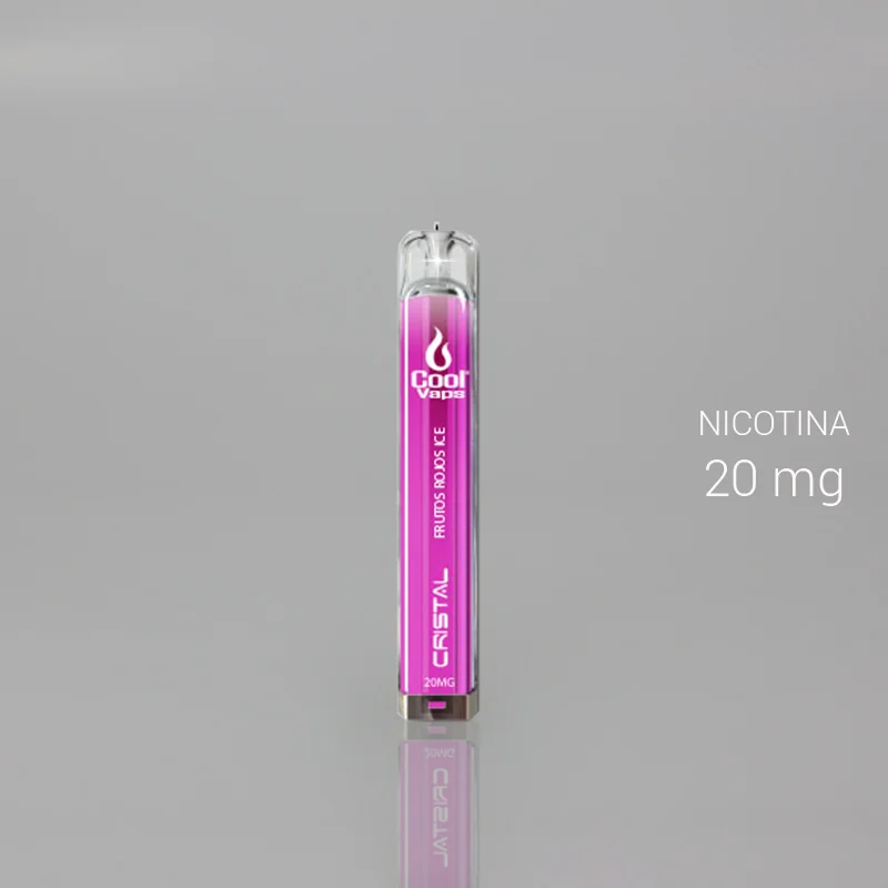 COOGEVA00017_main-20260207200755481-8852 COOL VAPS CRISTAL LUMINOSO AROMA FRUTOS ROJOS ICE DESECHABLE 700 PUFF 20mg 1 Ud. CRI002 - Imagen 1
