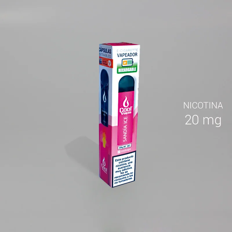 COOGEVA00021_main-20260207200837856-3860 COOL VAPS Q-POD RECARGABLE SANDIA ICE 20mg 1 Ud.QPD000 - Imagen 1