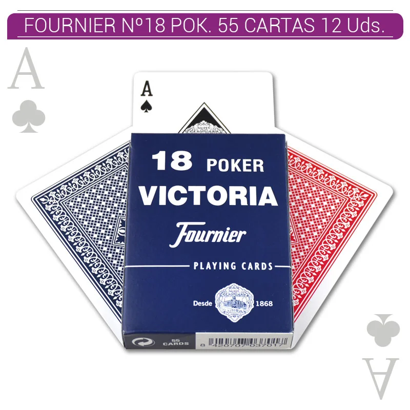 FOU50JU00002_main-20260207202353946-2857 FOURNIER Nº18 POK. 55 CARTAS 12 Uds. 10023376 - Imagen 1
