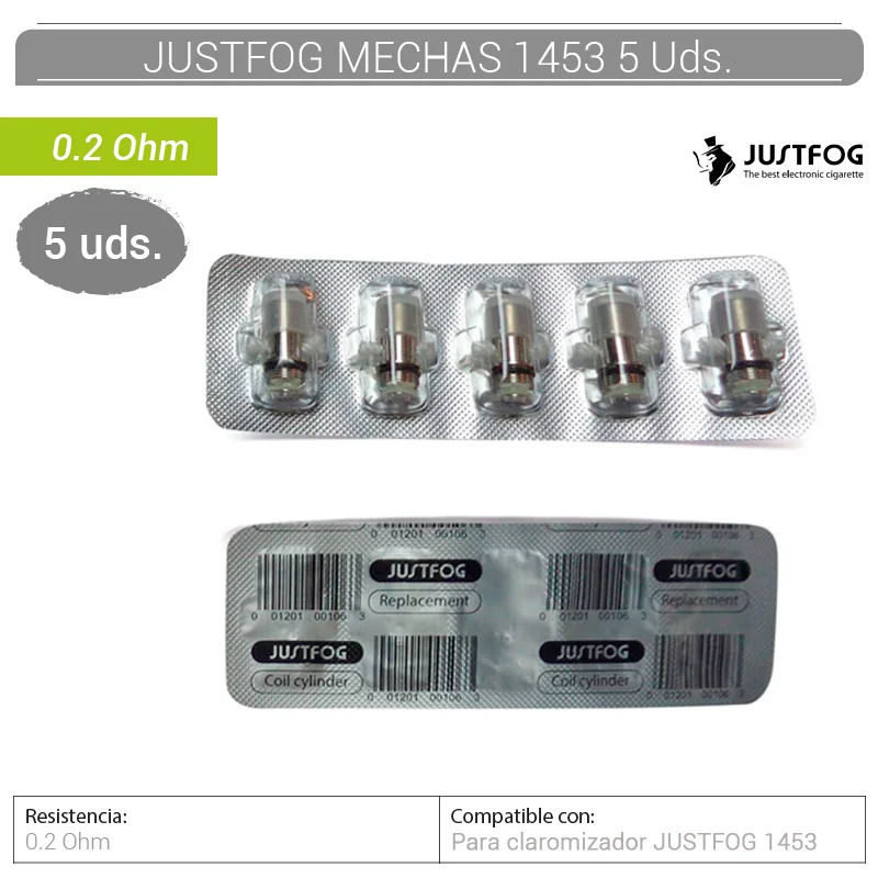 JUSGEVA00001_main-20260207204004007-4315 JUSTFOG MECHA 1453 5 Uds. - Imagen 1