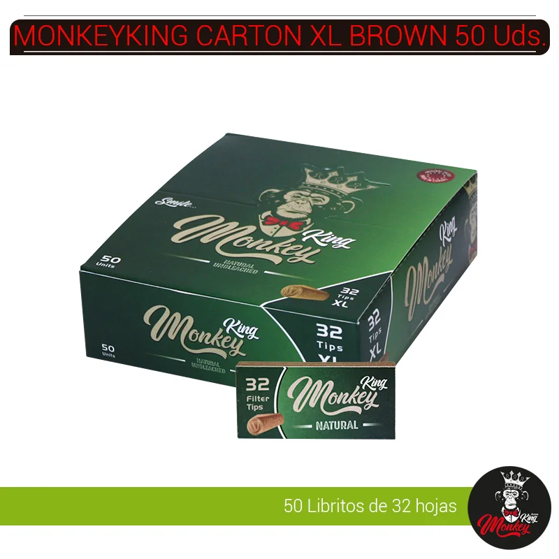 KINGEFB00001_main-20260207204520658-1857 MONKEYKING FILTROS CARTON BROWN 32 XL 50 Uds. MM32 - Imagen 1