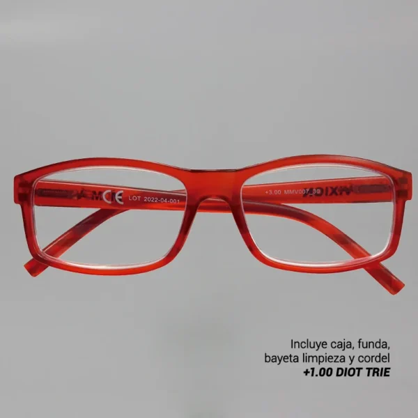 Gafas de Lectura Rojas