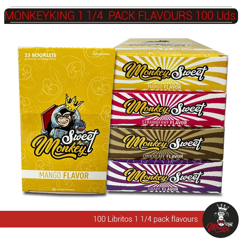 MONGEPD00003_main-20260207211630742-9564 MONKEYKING 1 1/4 PACK FLAVOURS SURT. 100 Uds. MSW114 - Imagen 1