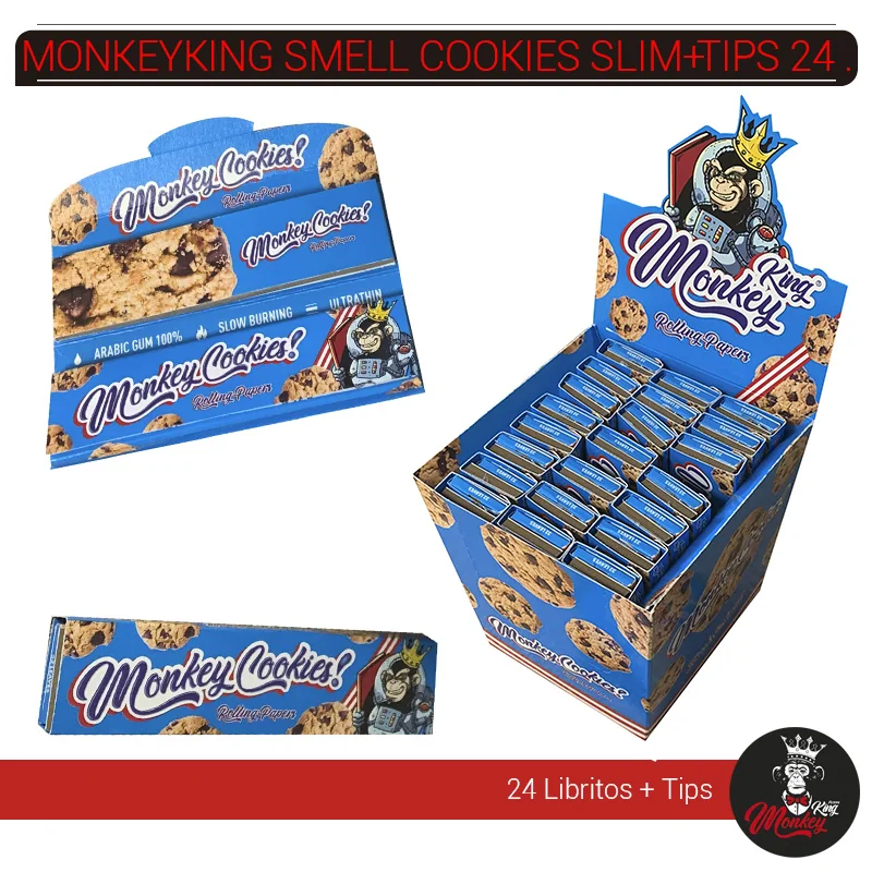 MONGEPD00012_main-20260207211807536-1610 MONKEYKING SMELL COOKIES SLIM + TIPS 24 Uds. MMCPCSK - Imagen 1