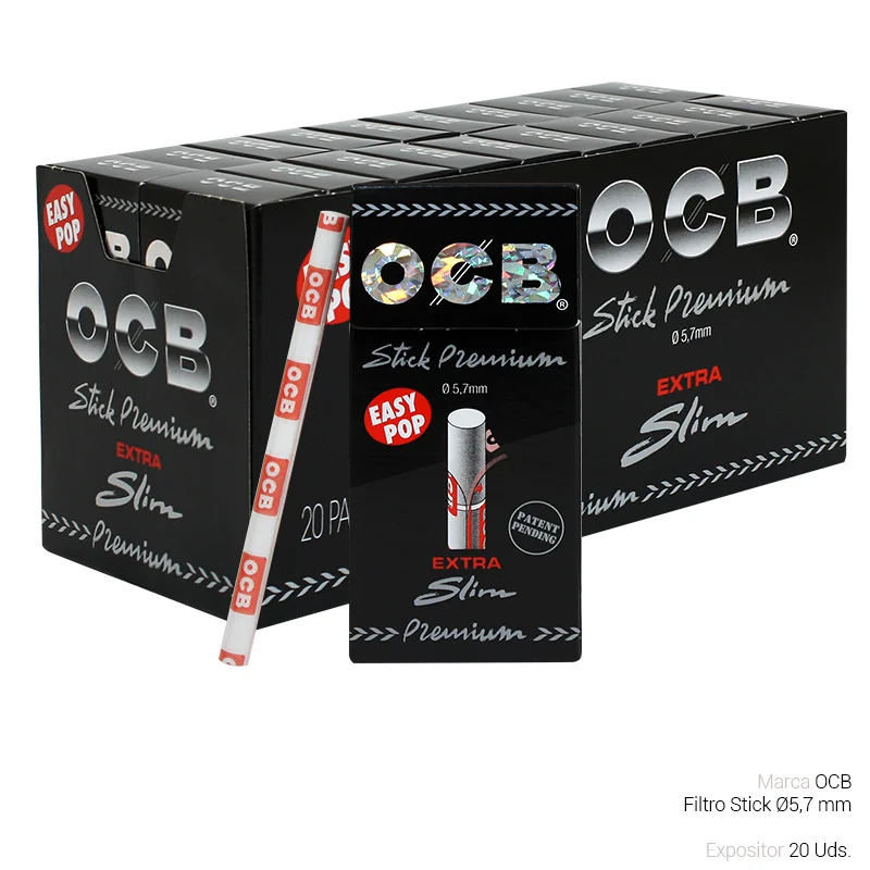 OCBGEPA00001_main-20260208050021718-4502 OCB FILTROS ULTRA SLIM STICK PREMIUM 20 Uds. - Imagen 1