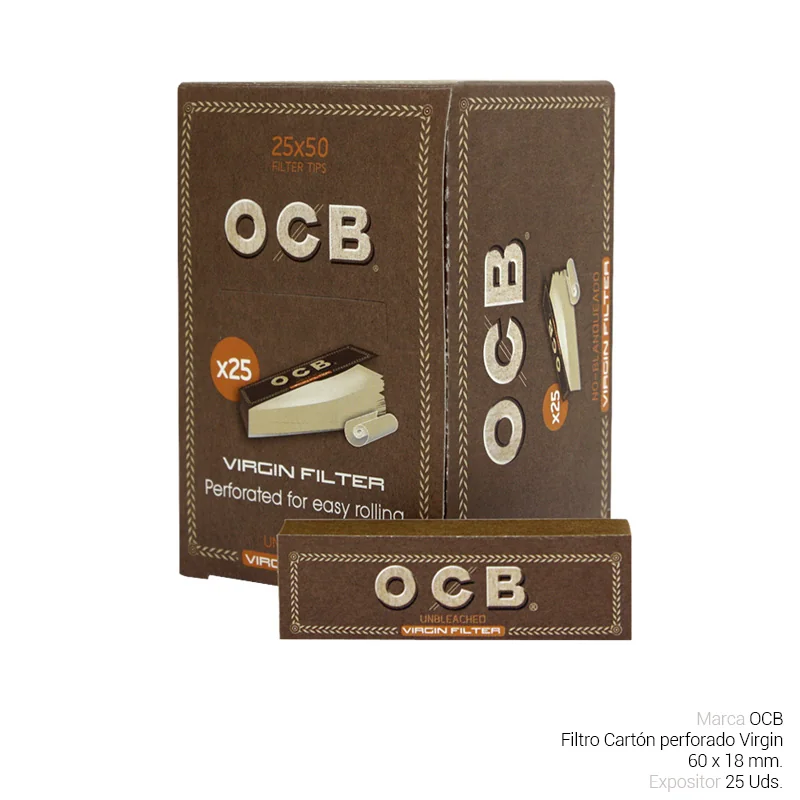 OCBGEPA00014_main-20260208050307663-3478 OCB FILTROS CARTON VIRGIN 25 Uds. - Imagen 1
