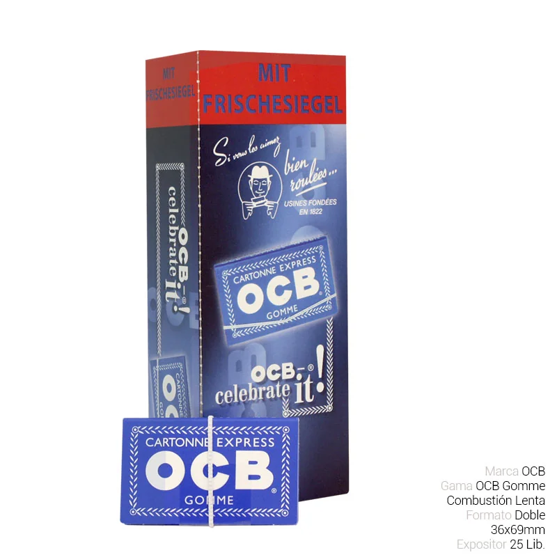OCBGEPA00020_main-20260208050423072-8522 OCB DOBLE Nº4 BIS GOMME 25 Lib. - Imagen 1