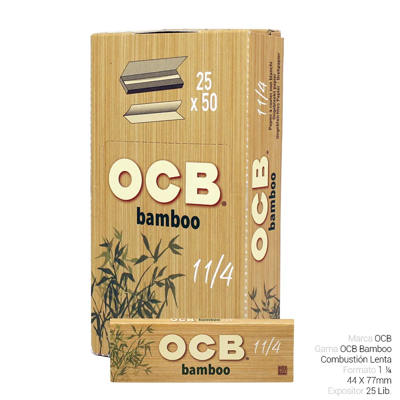 OCBGEPA00030_main-20260208050628004-8915 OCB 1 1/4 BAMBOO 25 Lib. - Imagen 1