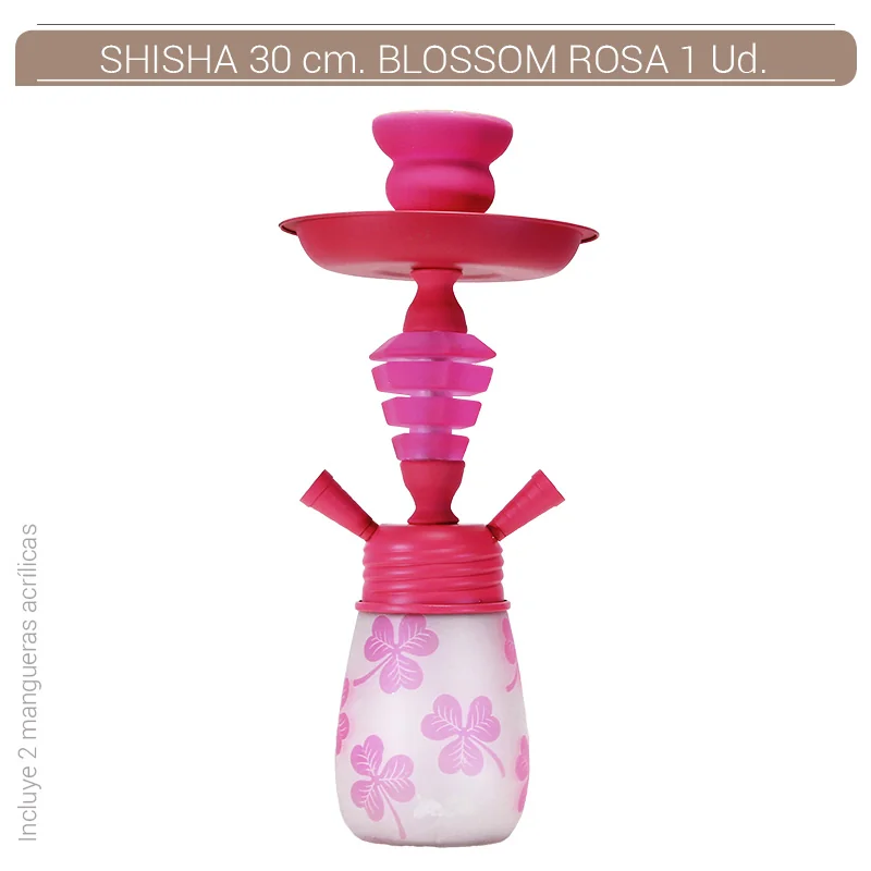 OVE30SH00001_main-20260208051713516-1023 SHISHA 30 cm. 2 Mang. BLOSSOM ROSA 1 Ud. 02.30759 - Imagen 1