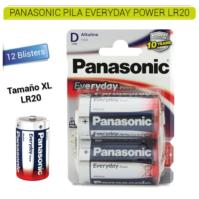 PANGEPB00005_main-20260207213823966-5925 PANASONIC PILA EVERYDAY POWER LR20 12 Blísters - Imagen 1