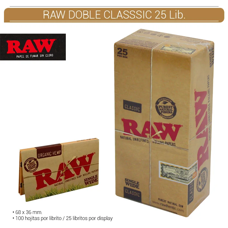 RAWGEPA00008_main-20260208052954656-5748 RAW DOBLE Nº4 CLASSIC 100 Hojas 25 Lib. - Imagen 1