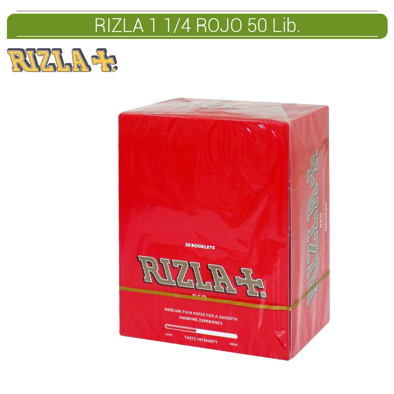 RIZGEPA00003_main-20260208053331014-1190 RIZLA 1 1/4 ROJO 50 Lib. - Imagen 1