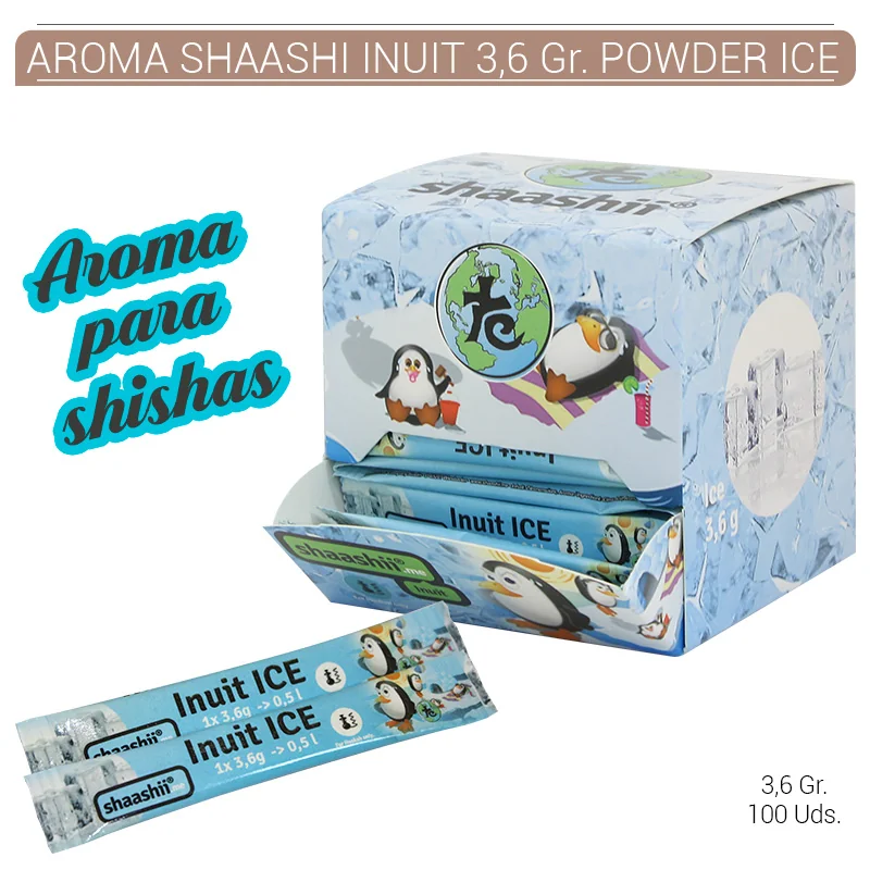 SHAGESH00001_main-20260208053438491-4471 AROMA SHAASHII INUIT 3,6 Gr. POWDER ICE 100 Uds. SHAASHII - Imagen 1