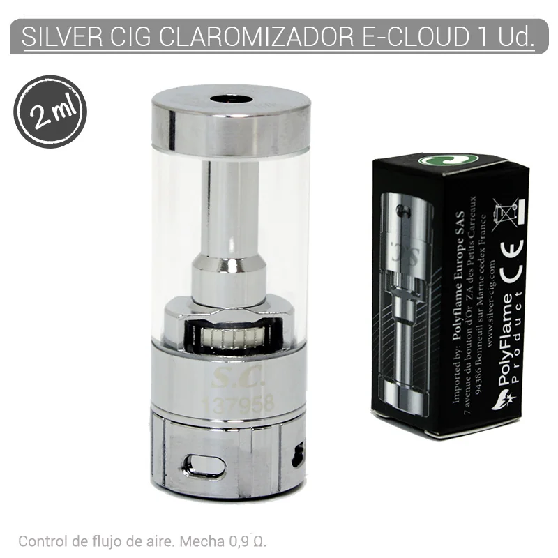 SILGEVA00013_main-20260207214527398-5299 SILVER CIG CLAROMIZADOR E-CLOUD 1 Ud. 40678693 - Imagen 1