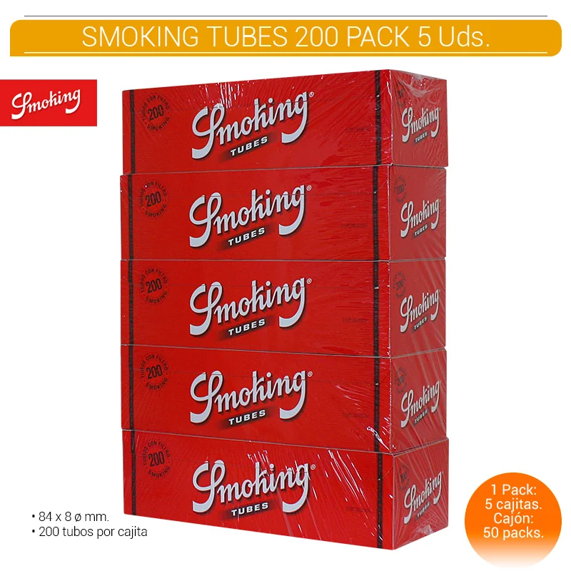 SMOGEPA00011_main-20260208054148142-7133 SMOKING TUBES 200 PACK 5 Uds. - Imagen 1