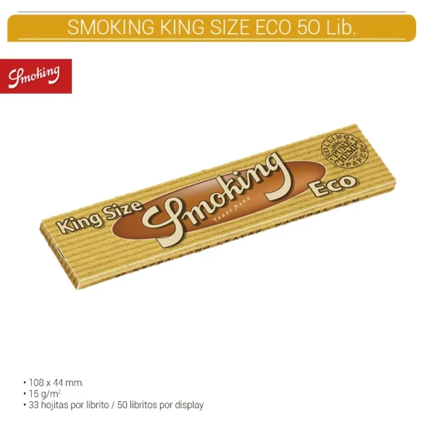 Smoking King Size Eco 50 Libritos