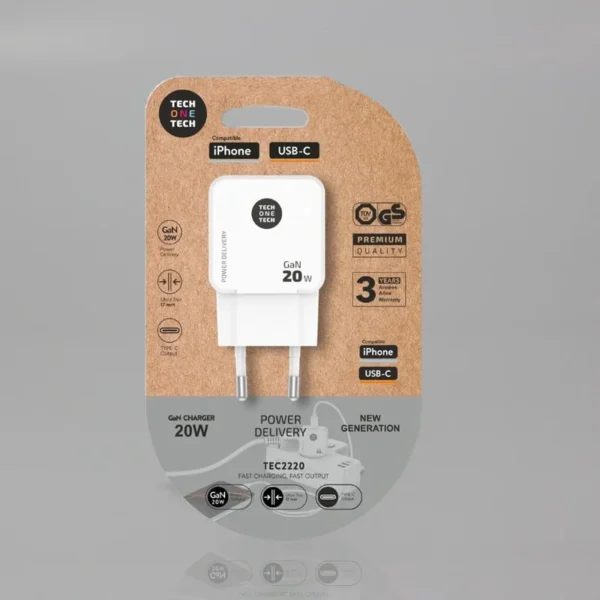 Cargador GaN 20W Tech One Tech