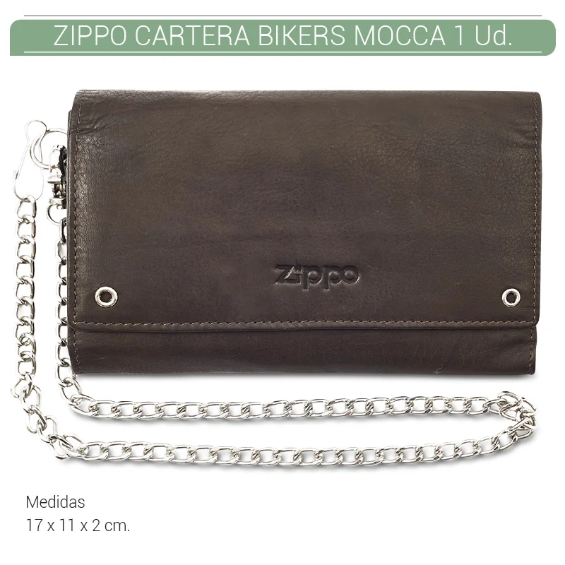 ZIP60CA00001_main-20260207220222374-6685 ZIPPO CARTERA BIKERS MOCCA 1 Ud. 2005129 - Imagen 1