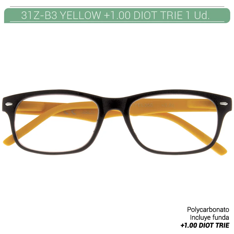 ZIP60OP00001_main-20260208062039747-4122 ZIPPO YELLOW READING GLASSES +1.00 DIOT TRIE 1 Ud. 31Z-B3-YEL100 2004910 - Imagen 1