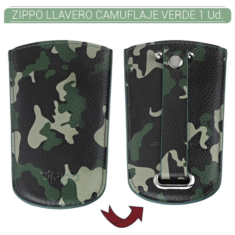 ZIPGEEN00002_main-20260207220438402-4057 ZIPPO LLAVERO CAMUFLAJE VERDE 1 Ud. 2006044 - Imagen 1