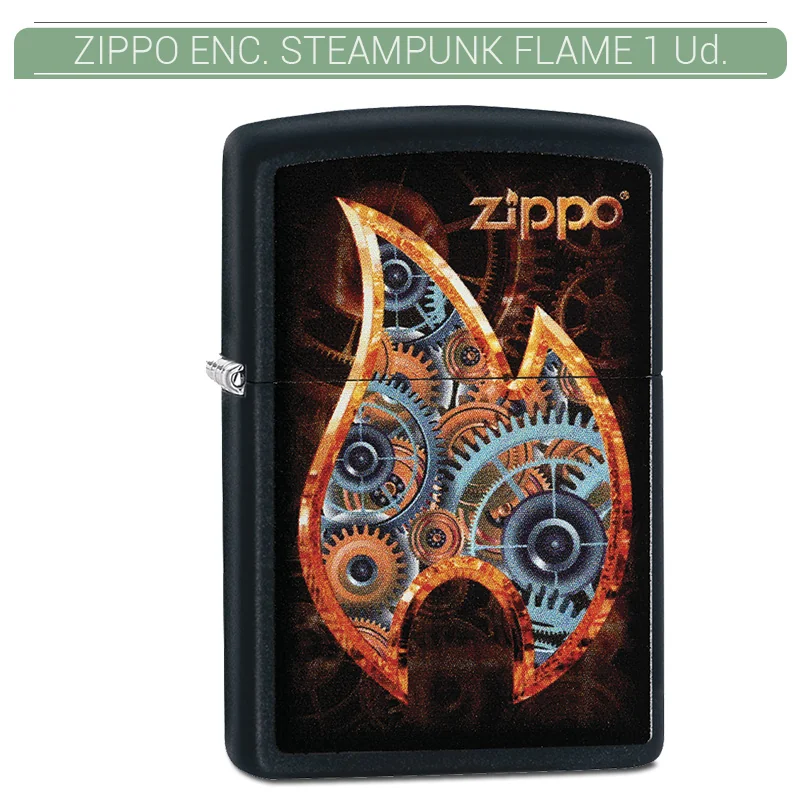 ZIPGEEN00047_main-20260208063743201-5761 ZIPPO ENC. STEAMPUNK FLAME 1 Ud. 60003346 - Imagen 1