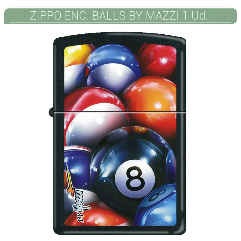 ZIPGEEN00056_main-20260208063937537-1780 ZIPPO ENC. BILLARD BALLS BY MAZZI 1 Ud. 60001158 - Imagen 1