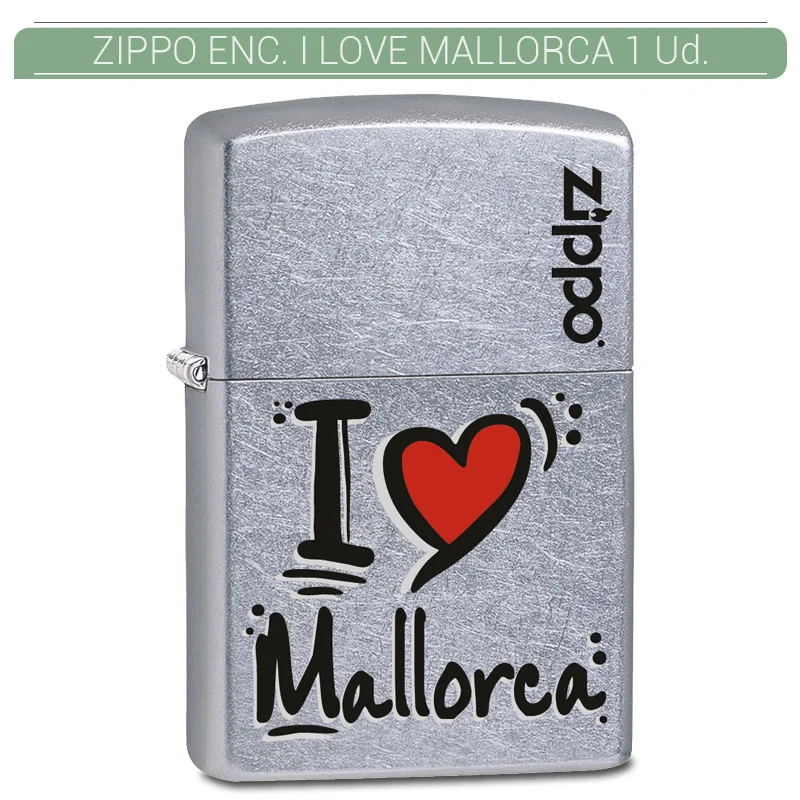 ZIPGEEN00065_main-20260208064131534-3407 ZIPPO ENC. I LOVE MALLORCA 1 Ud. 60000916 - Imagen 1